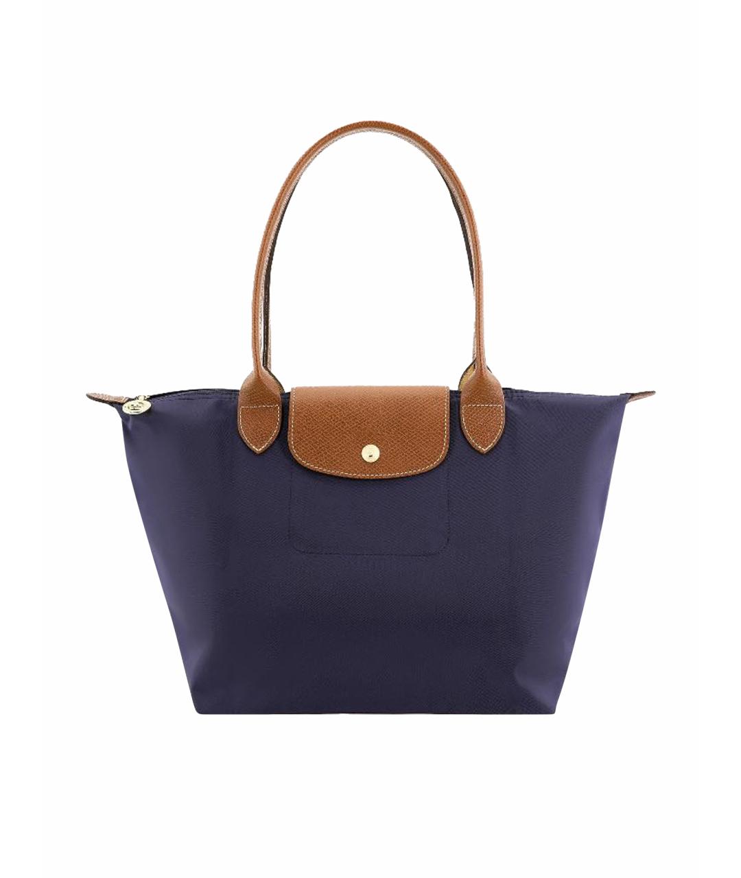 LONGCHAMP Темно-синяя сумка тоут, фото 1