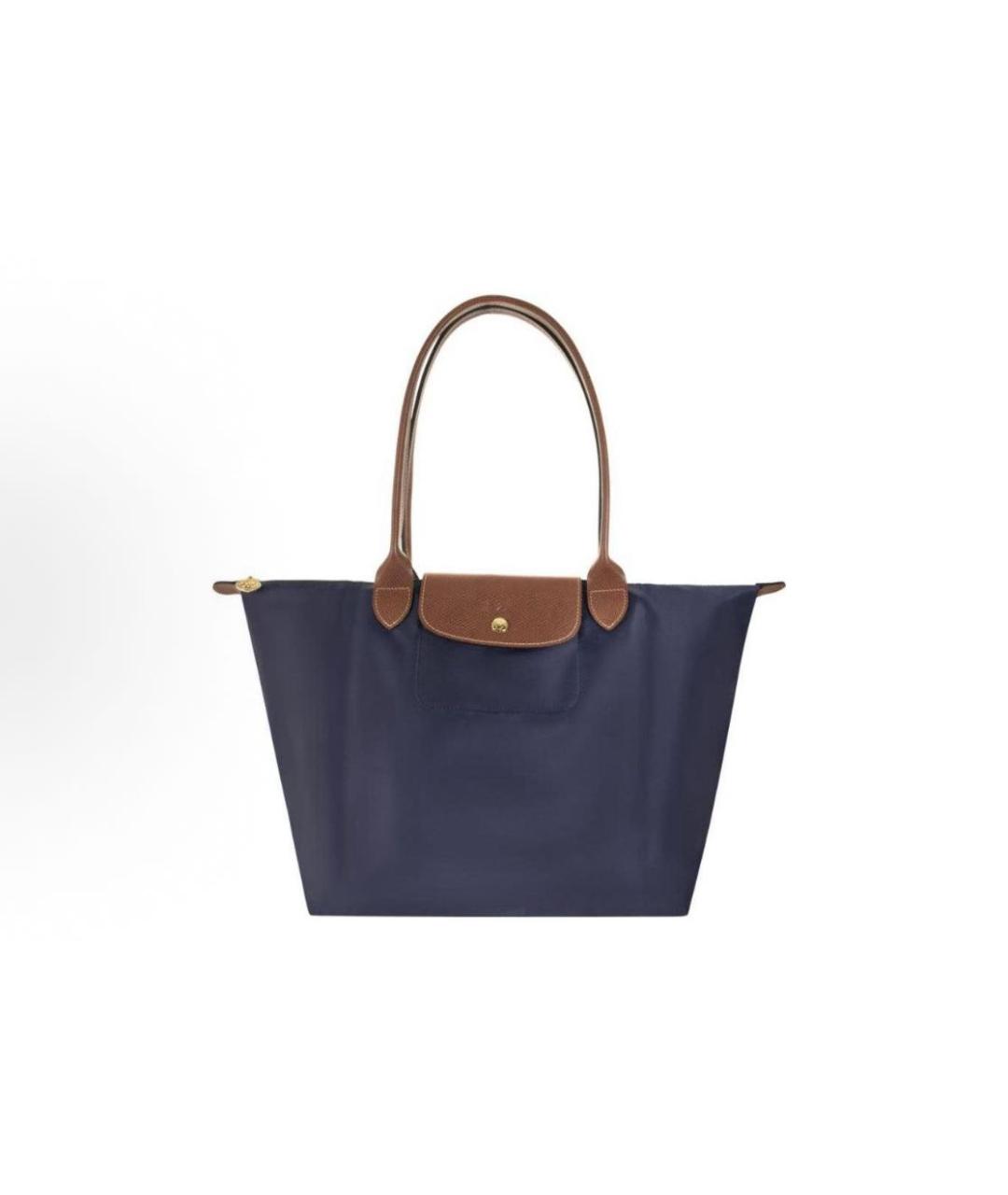 LONGCHAMP Темно-синяя сумка тоут, фото 3