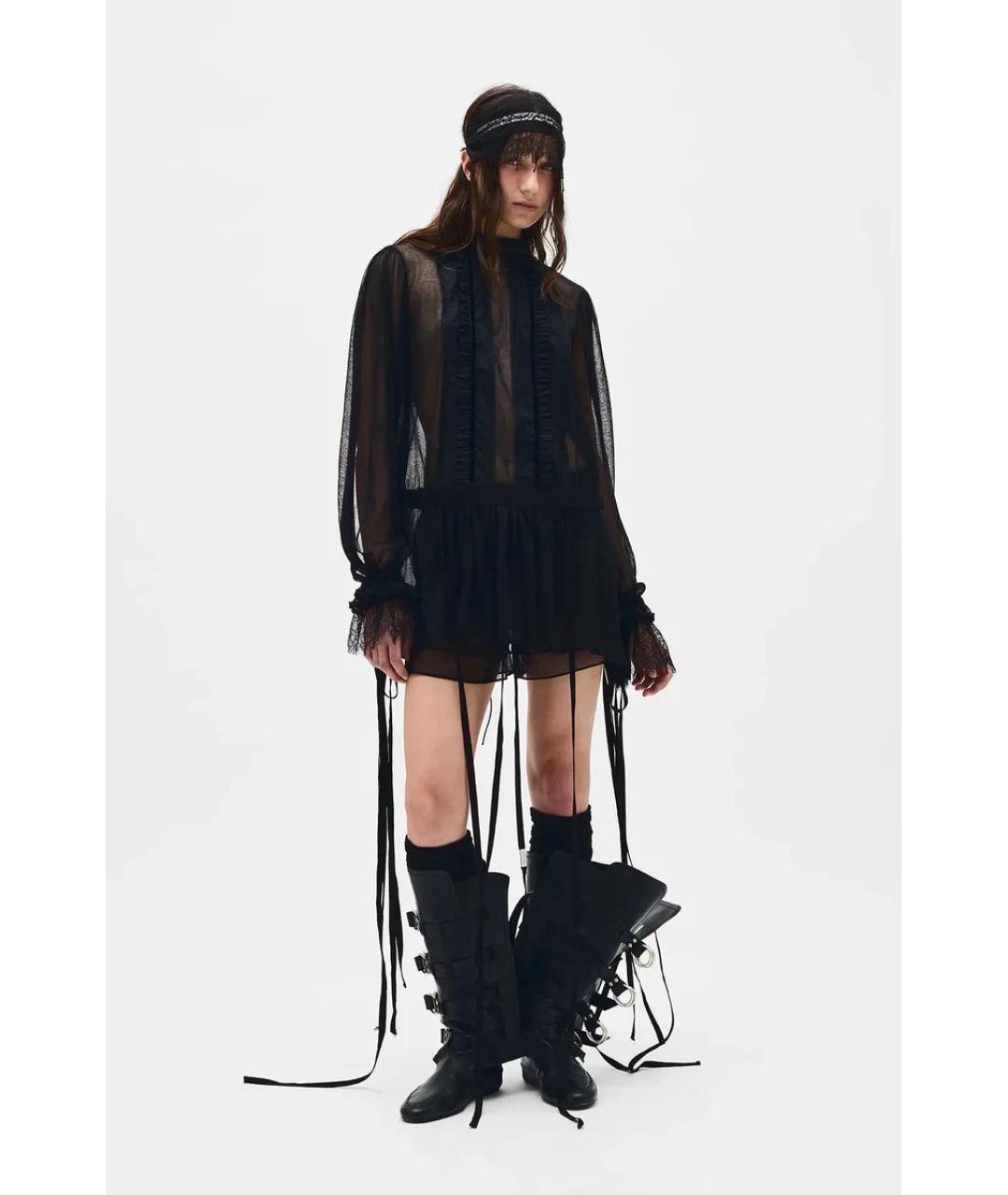 ANN DEMEULEMEESTER Черная повязка, фото 4