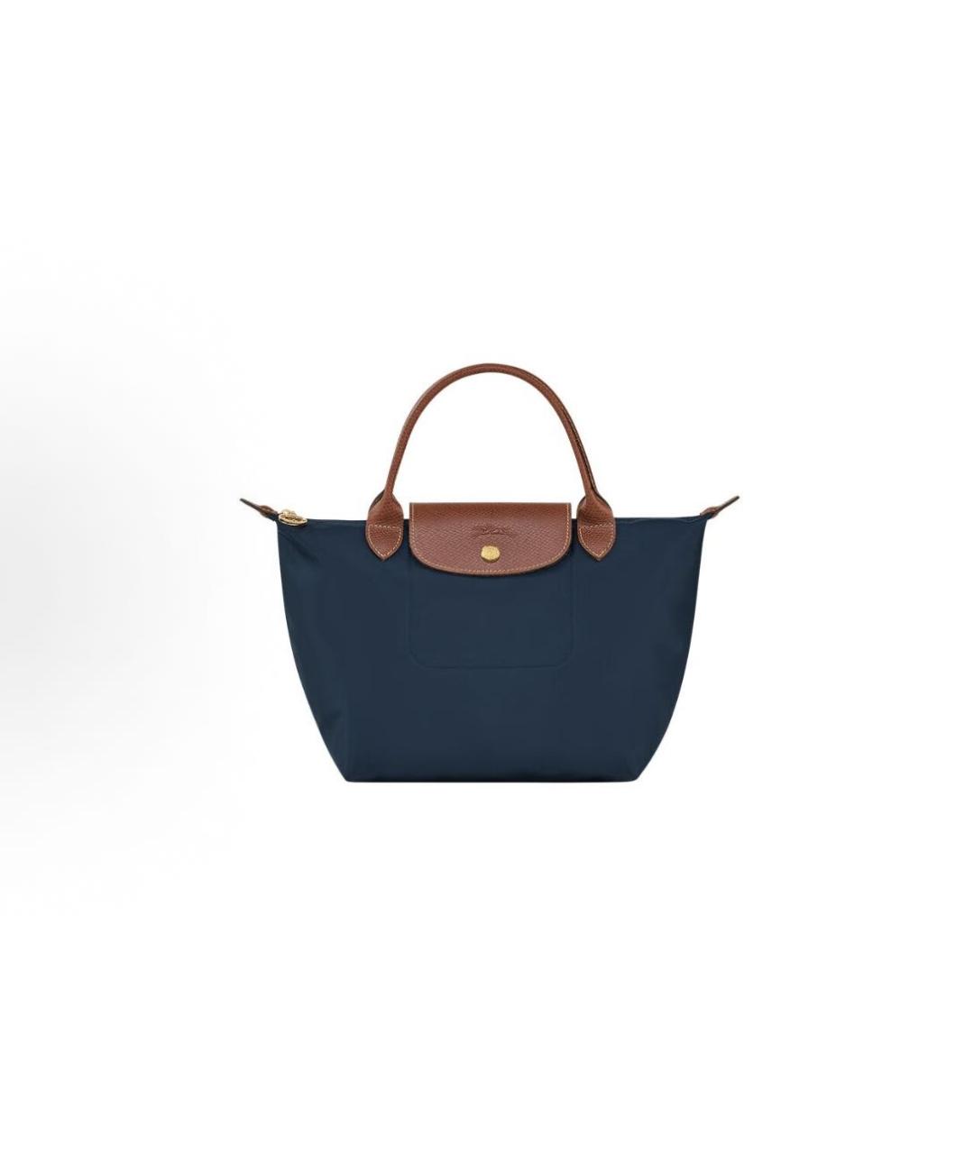 LONGCHAMP Темно-синяя сумка тоут, фото 4