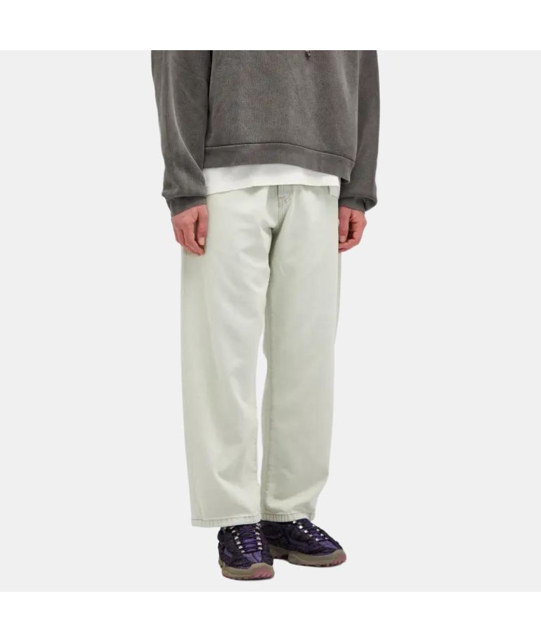 ACNE STUDIOS Голубые прямые джинсы, фото 4