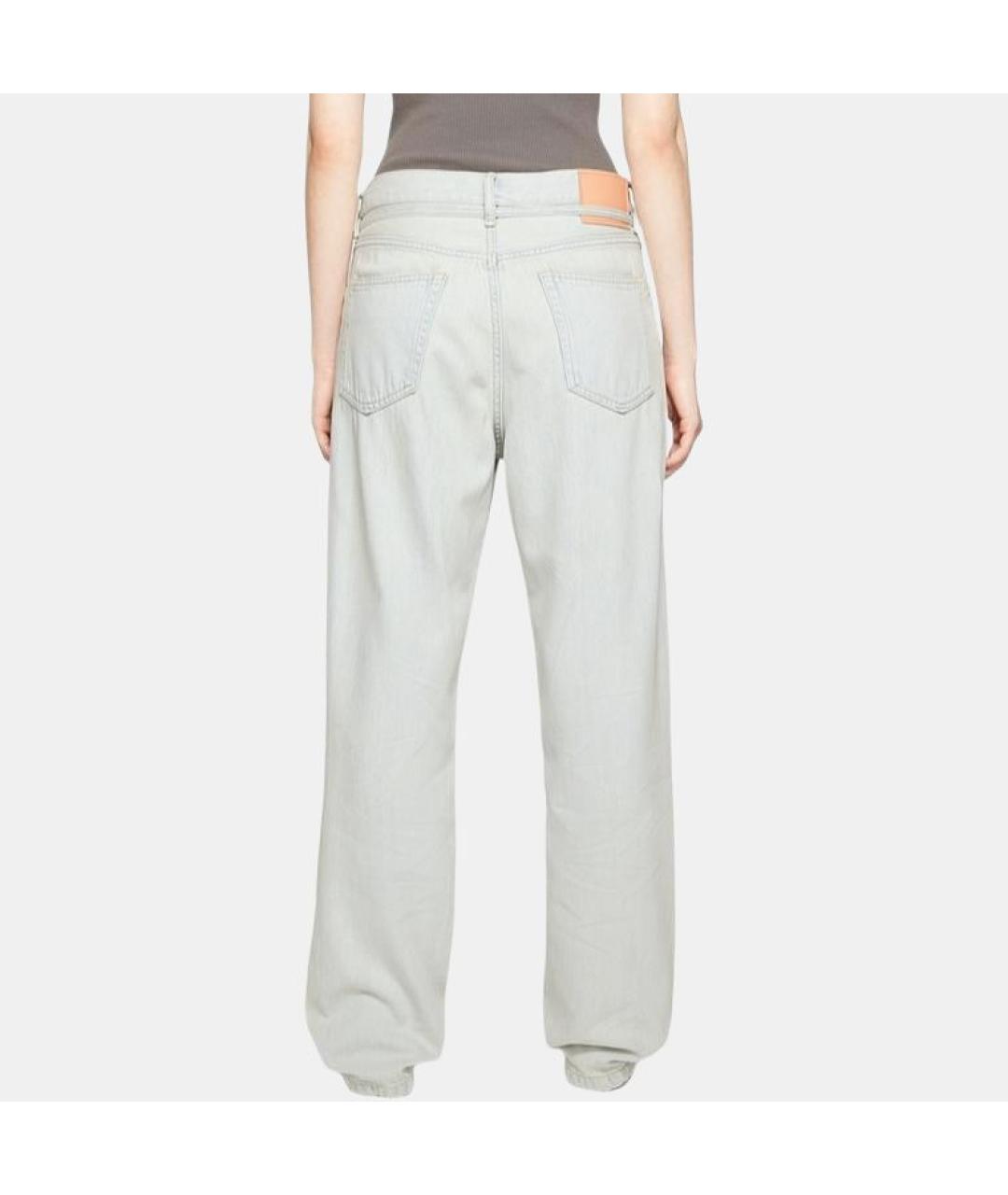 ACNE STUDIOS Голубые прямые джинсы, фото 5