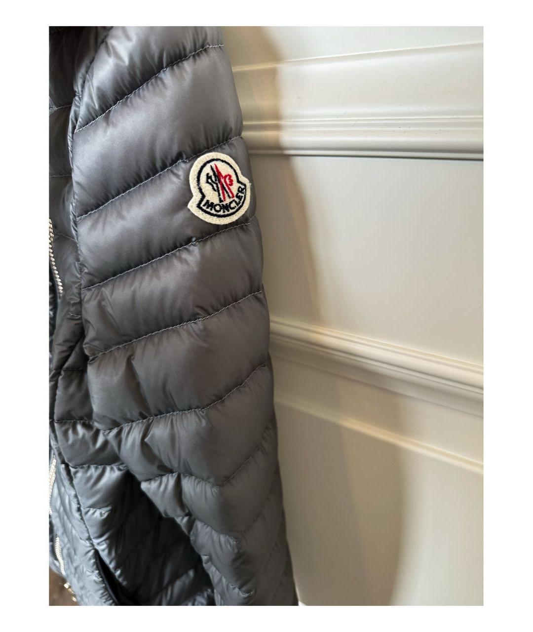 MONCLER Серая куртка, фото 3