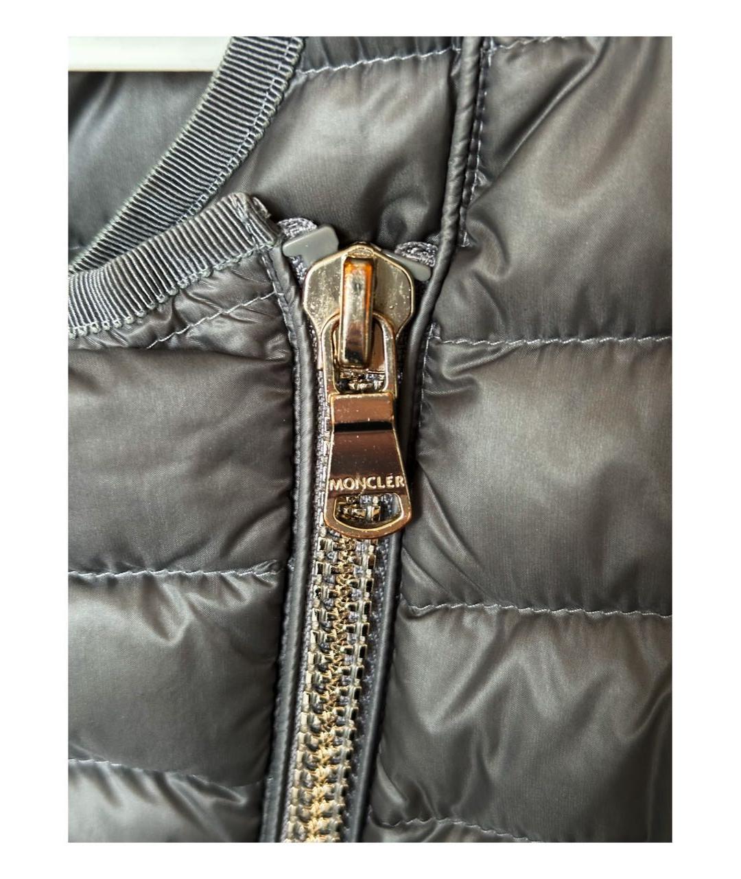 MONCLER Серая куртка, фото 5