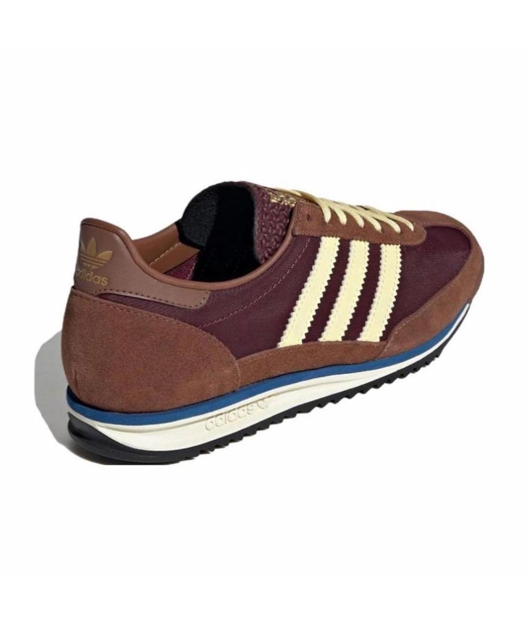 ADIDAS Коричневые замшевые кроссовки, фото 4