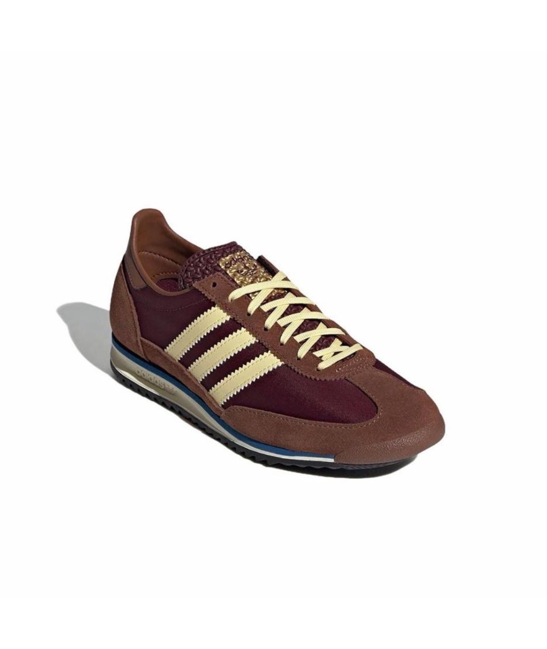 ADIDAS Коричневые замшевые кроссовки, фото 2