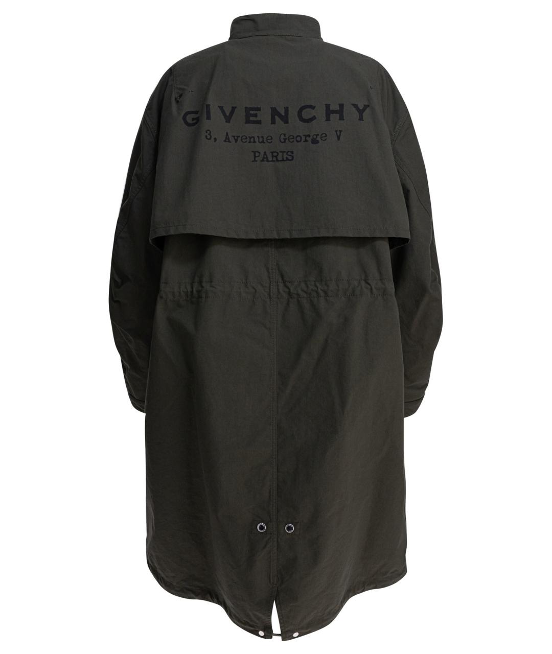 GIVENCHY Зеленая хлопковая парка, фото 2