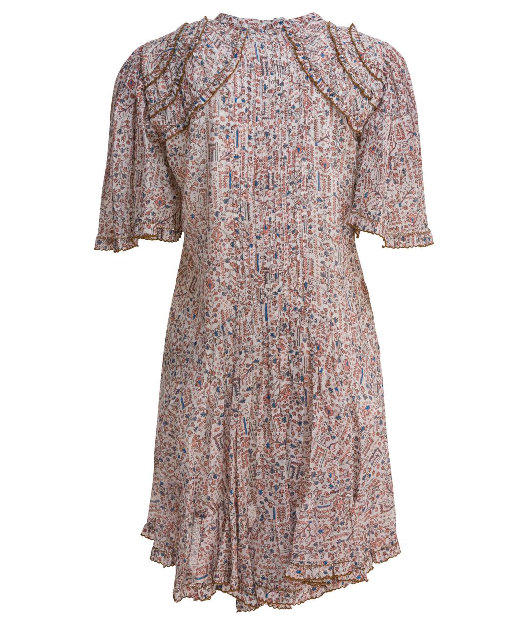 ISABEL MARANT ETOILE Мульти хлопковое повседневное платье, фото 2