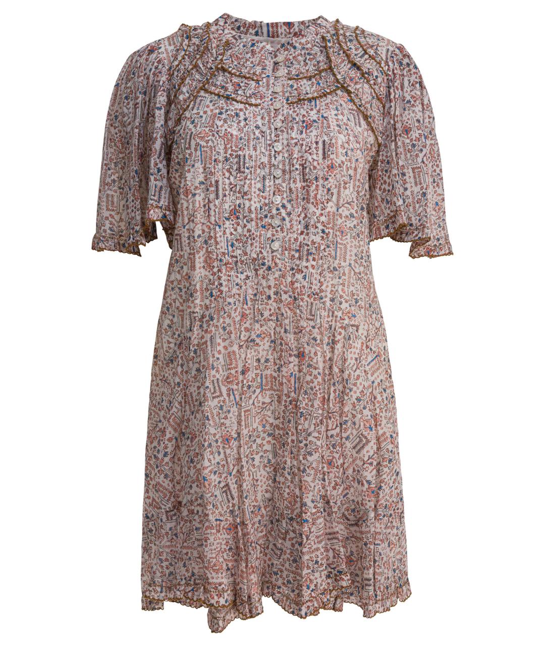 ISABEL MARANT ETOILE Мульти хлопковое повседневное платье, фото 1