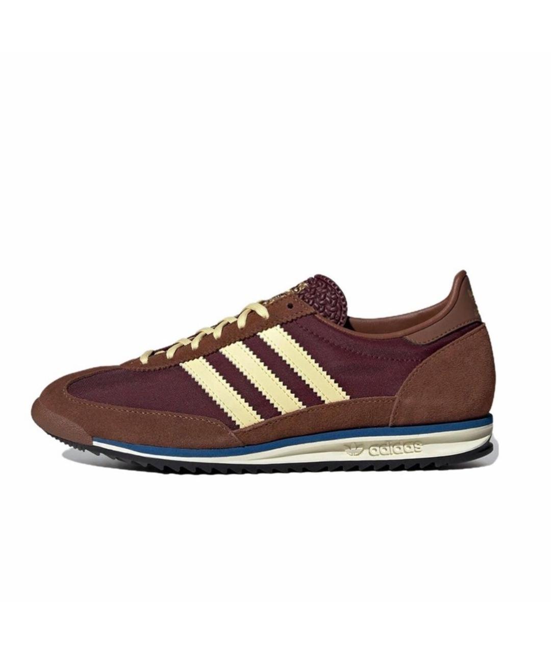 ADIDAS Коричневые замшевые кроссовки, фото 5