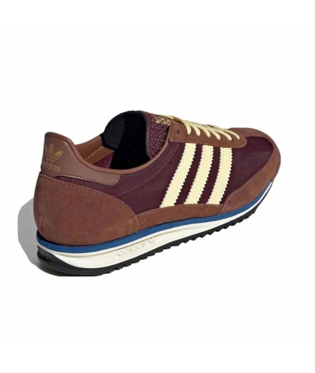 ADIDAS Коричневые замшевые кроссовки, фото 4