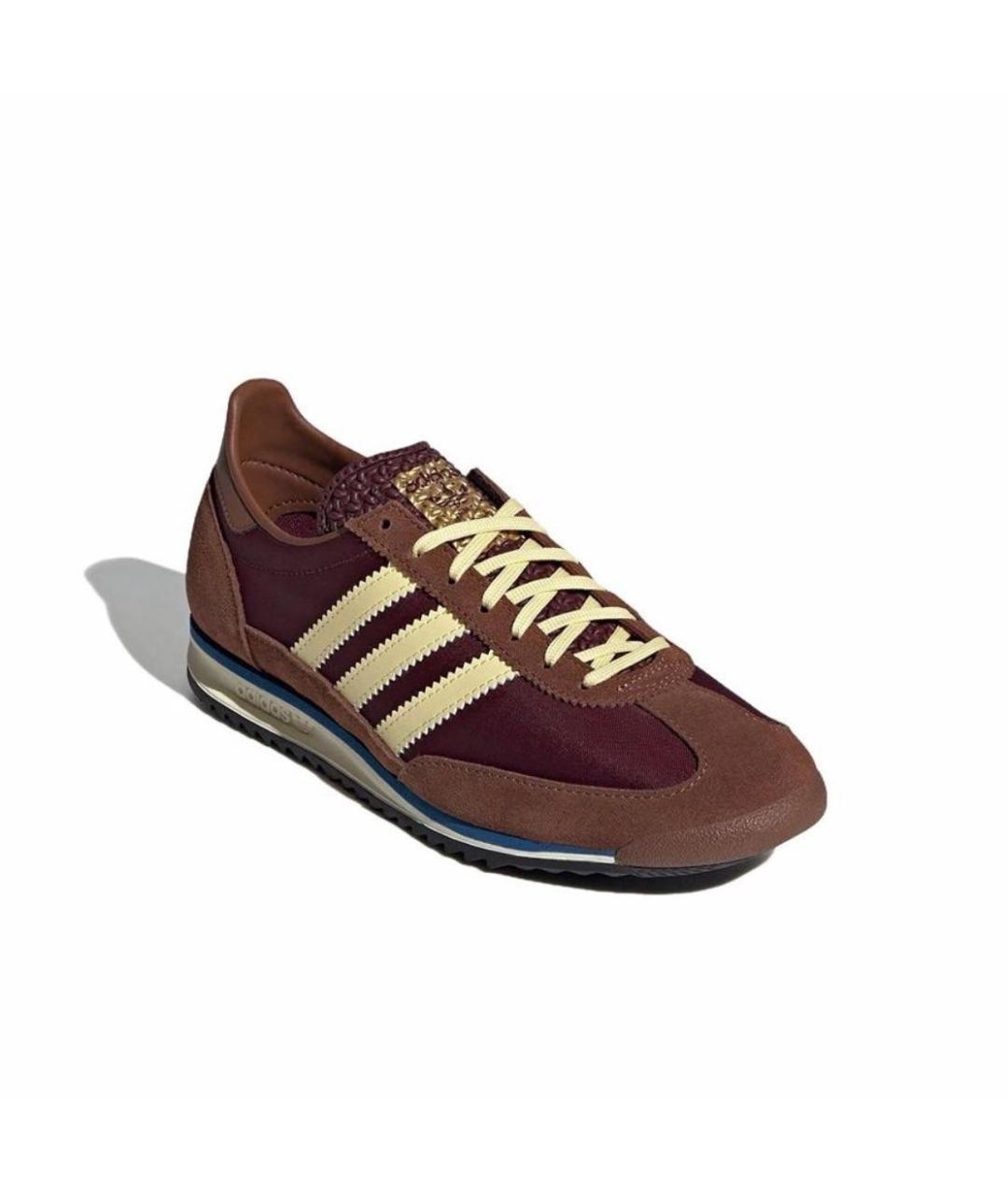ADIDAS Коричневые замшевые кроссовки, фото 2