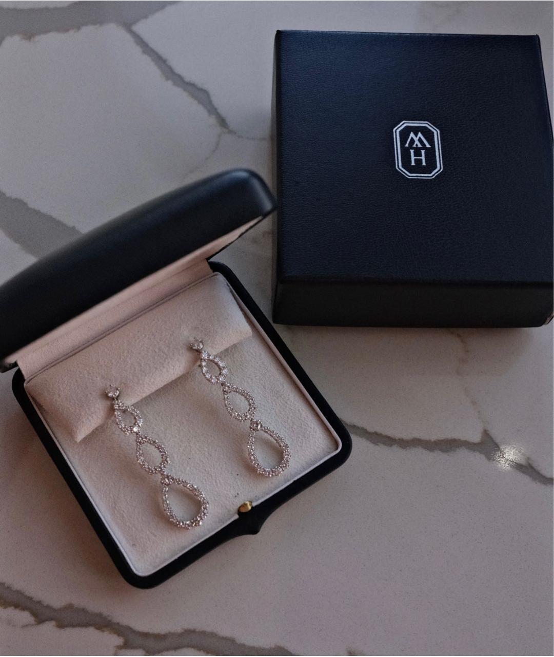 Harry Winston Серьги из белого золота, фото 3
