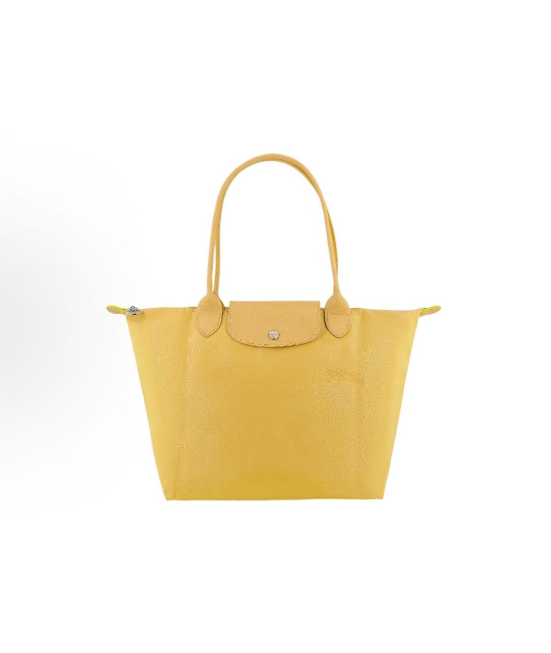 LONGCHAMP Желтая сумка тоут, фото 4