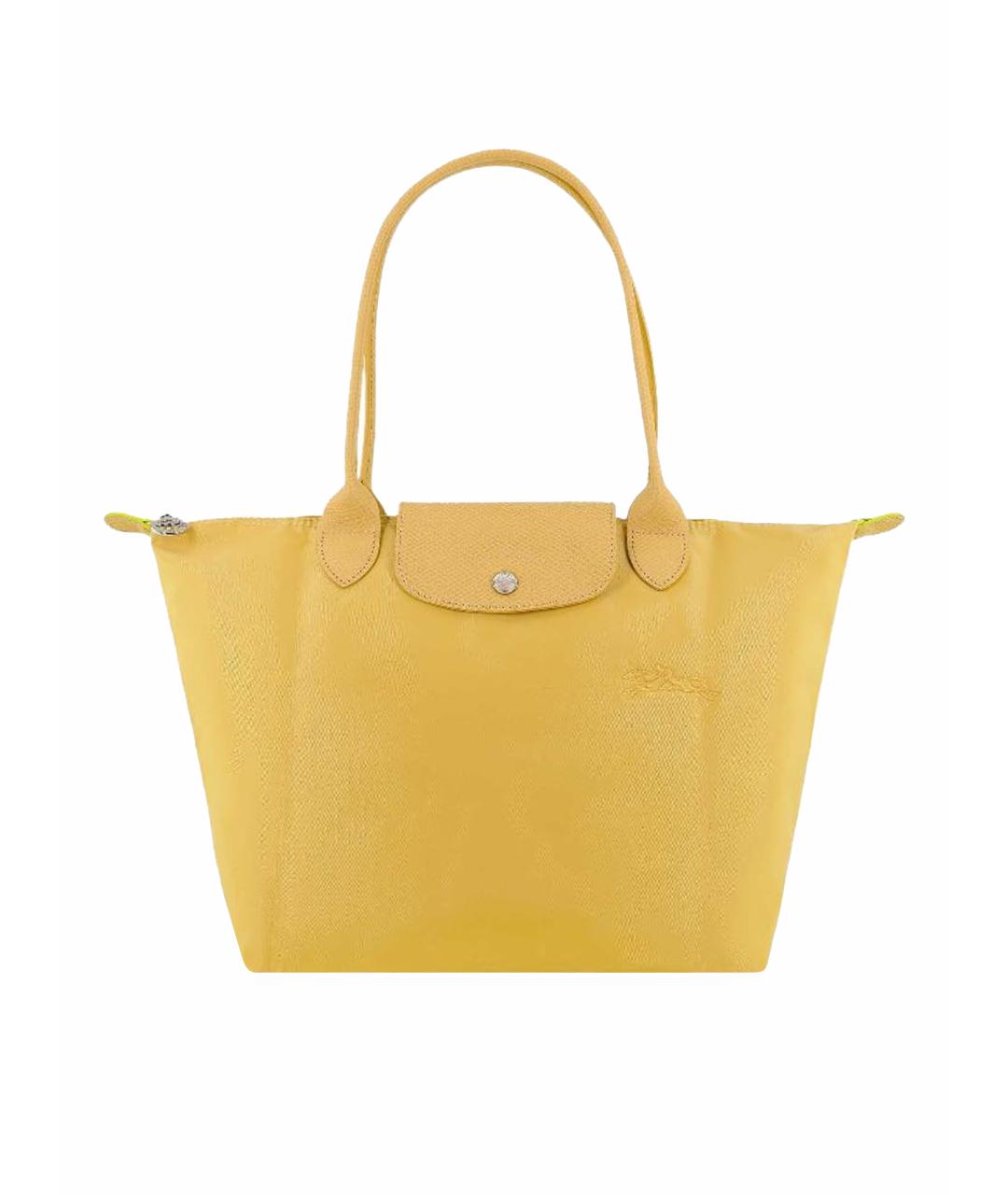 LONGCHAMP Желтая сумка тоут, фото 1