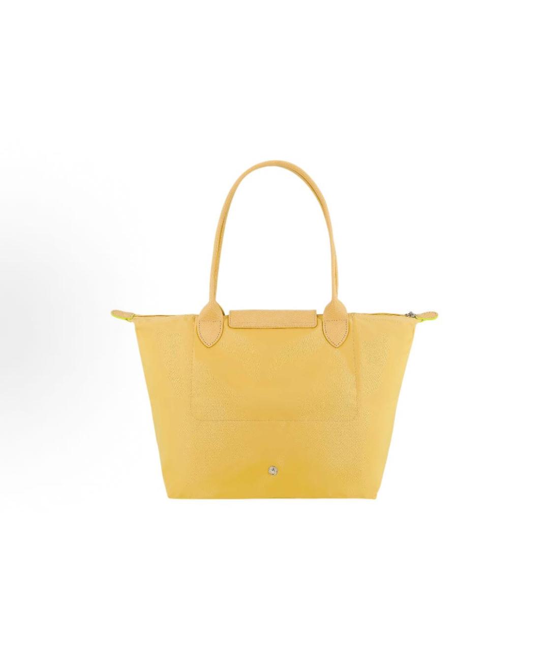 LONGCHAMP Желтая сумка тоут, фото 3