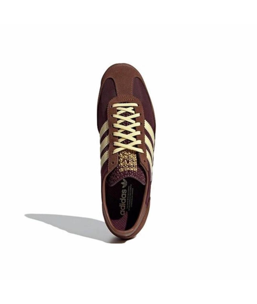 ADIDAS Коричневые замшевые кроссовки, фото 3