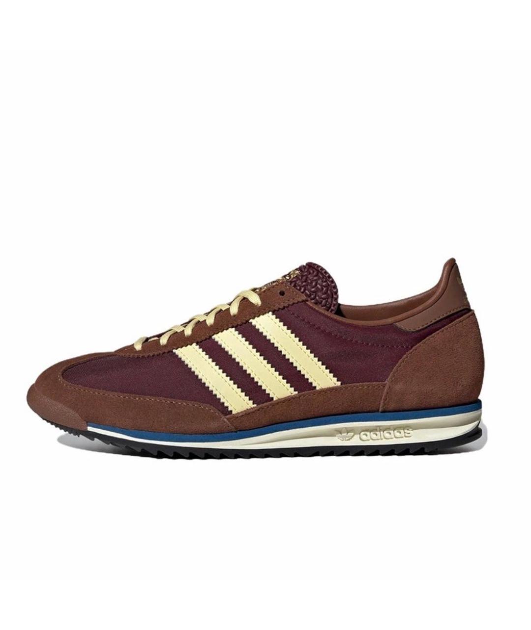 ADIDAS Коричневые замшевые кроссовки, фото 5
