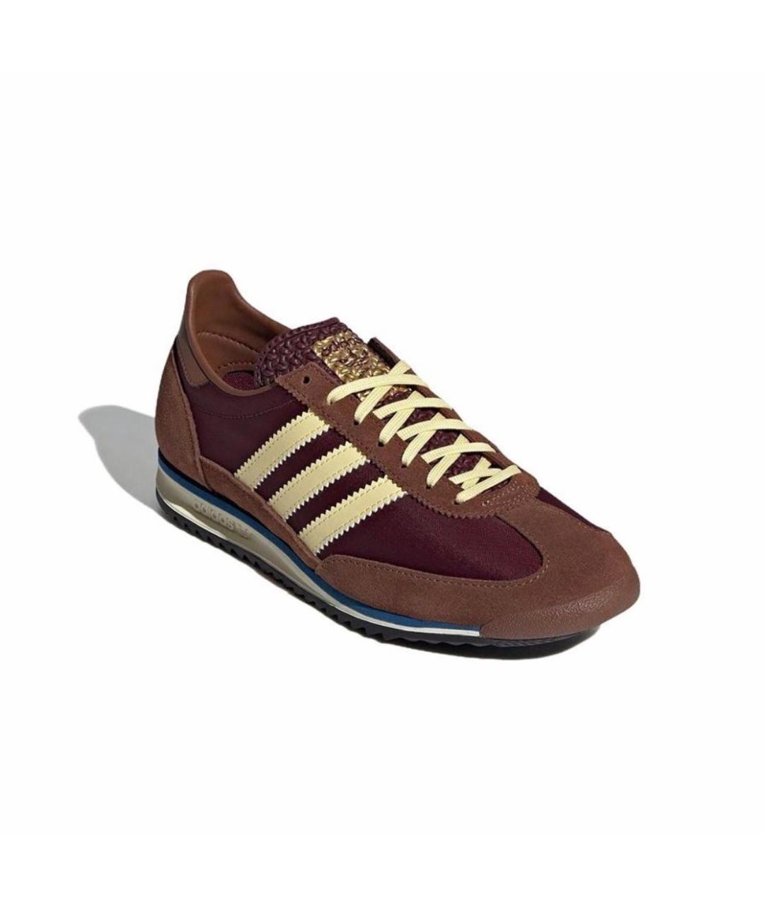 ADIDAS Коричневые замшевые кроссовки, фото 2