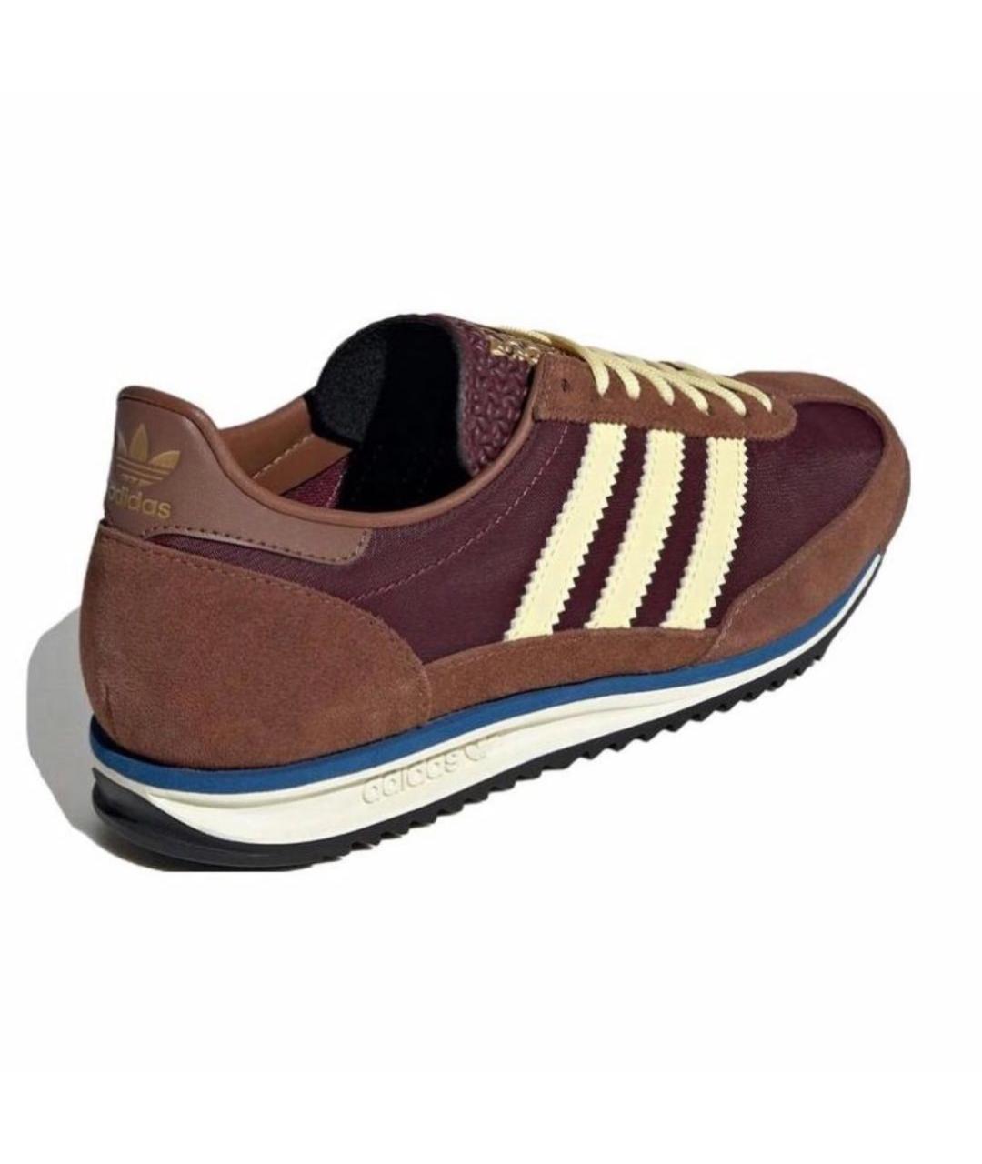 ADIDAS Коричневые замшевые кроссовки, фото 4