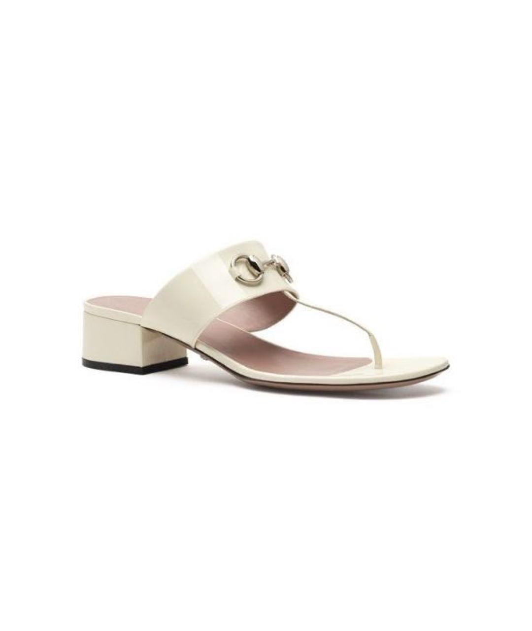 GUCCI Мюли из лакированной кожи, фото 9