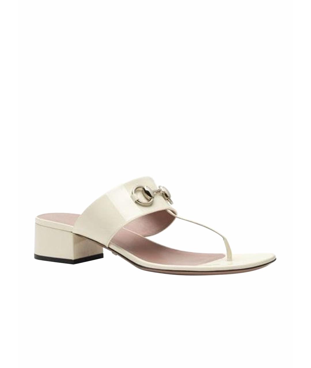 GUCCI Мюли из лакированной кожи, фото 1