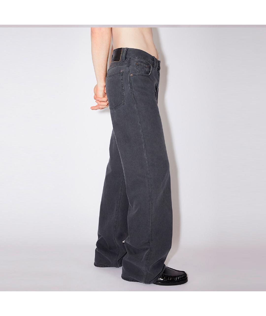 ACNE STUDIOS Серые прямые джинсы, фото 4