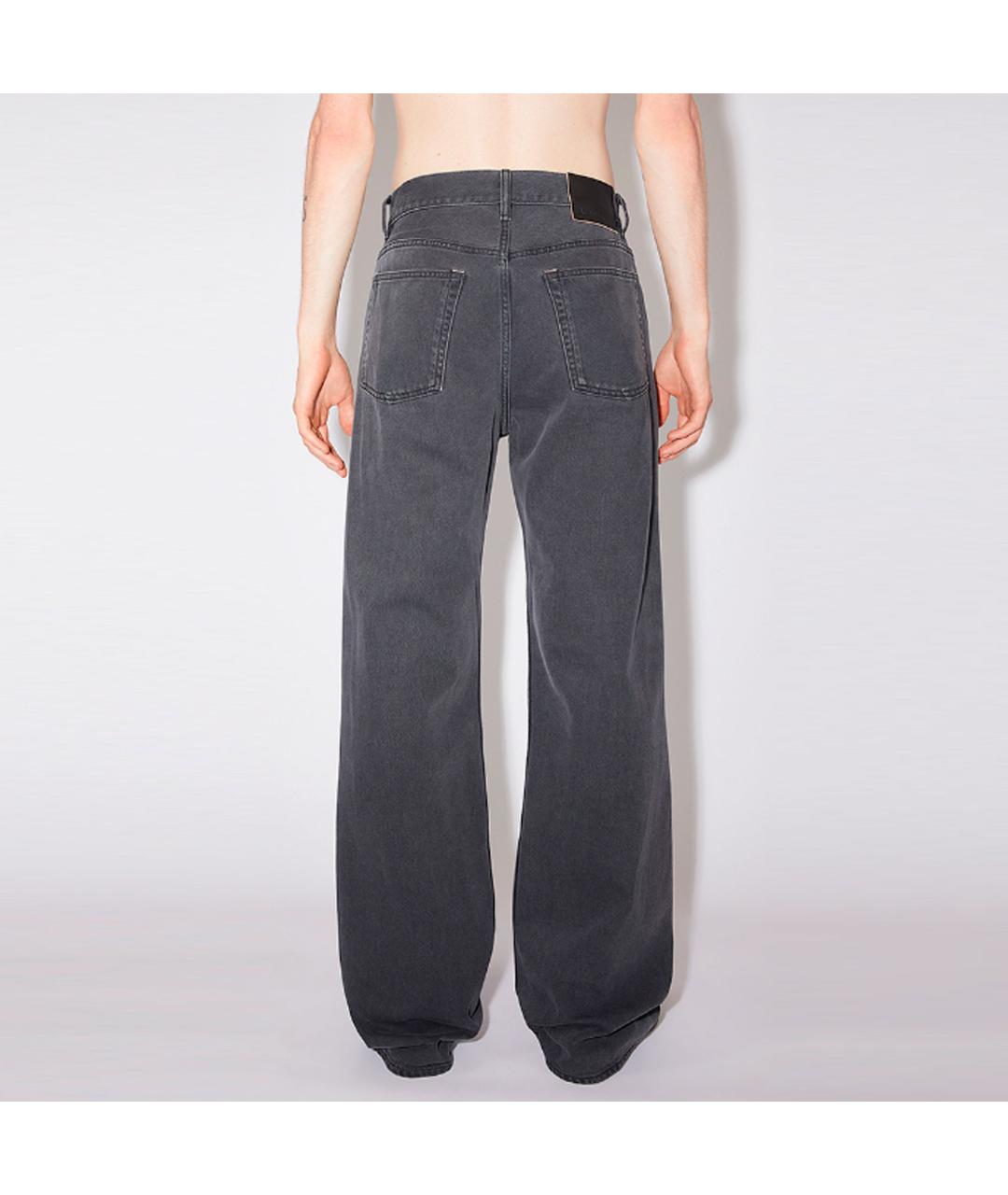 ACNE STUDIOS Серые прямые джинсы, фото 3
