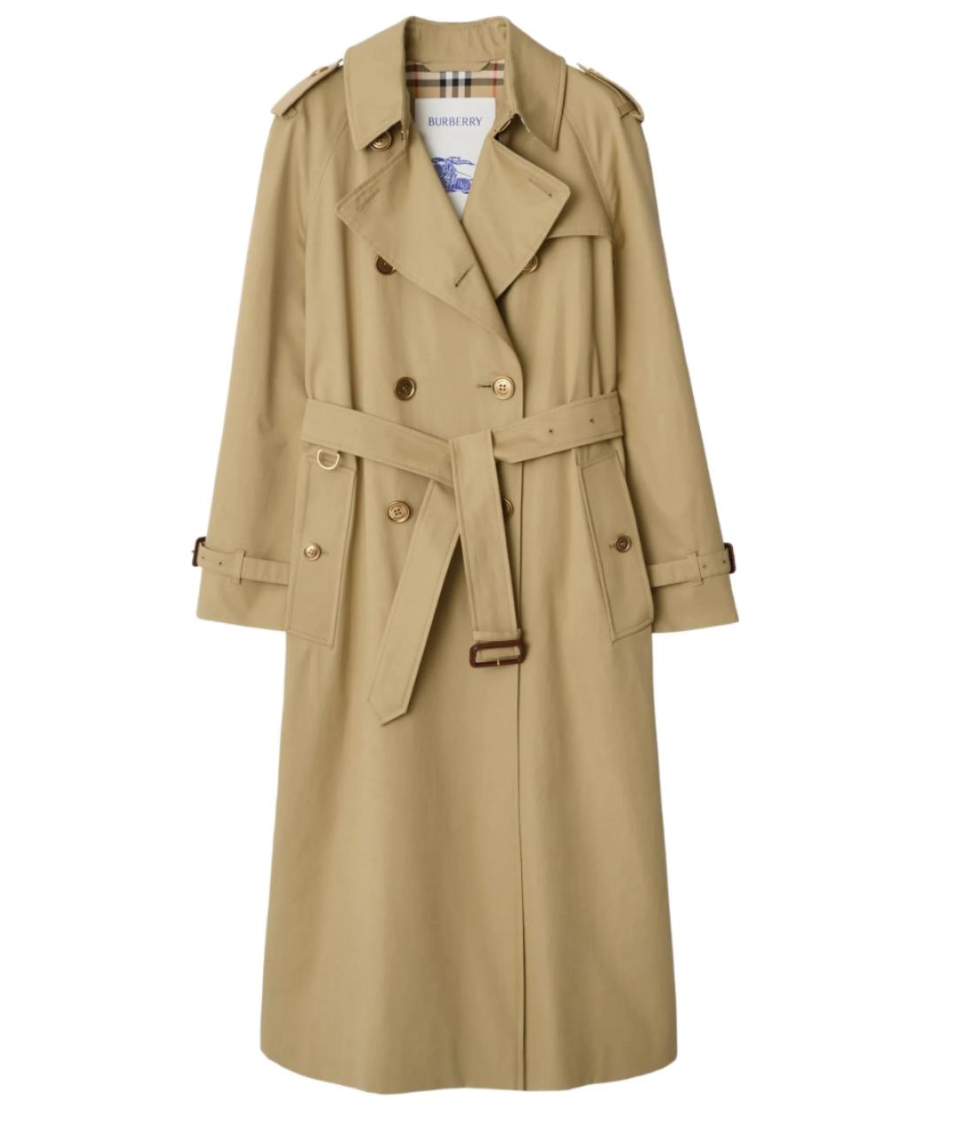 BURBERRY Бежевый тренч/плащ, фото 1