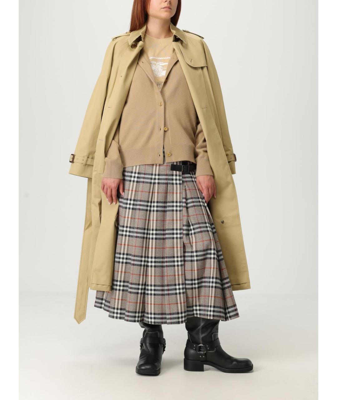 BURBERRY Бежевый тренч/плащ, фото 3