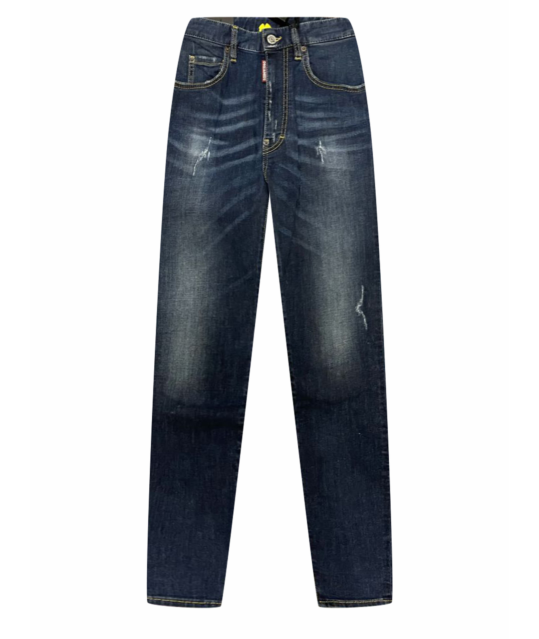 DSQUARED2 Темно-синие джинсы слим, фото 1