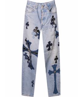 CHROME HEARTS Прямые джинсы