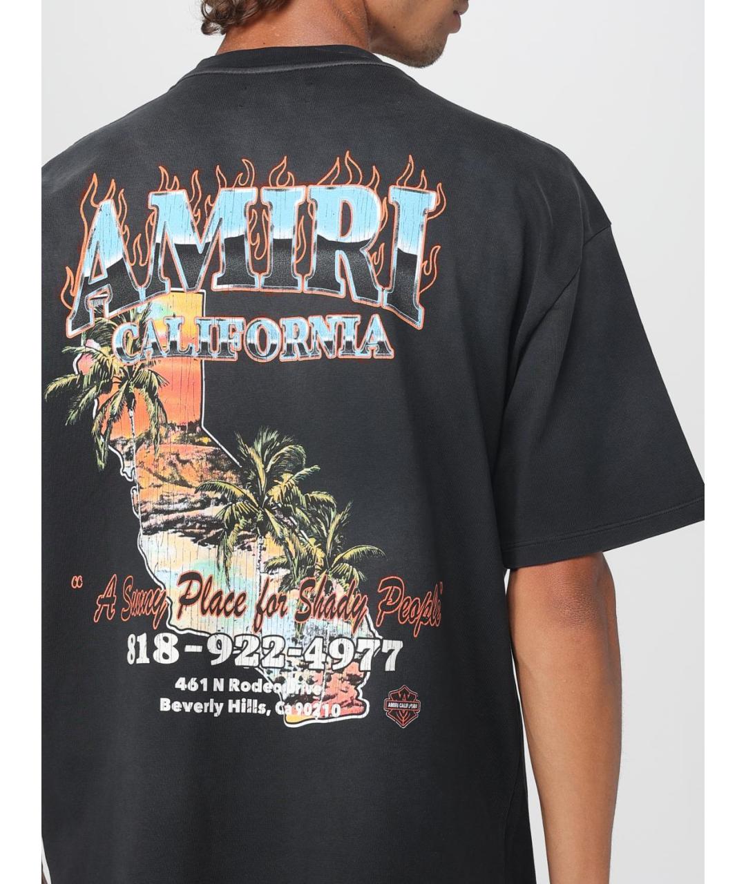 AMIRI Черная футболка, фото 5