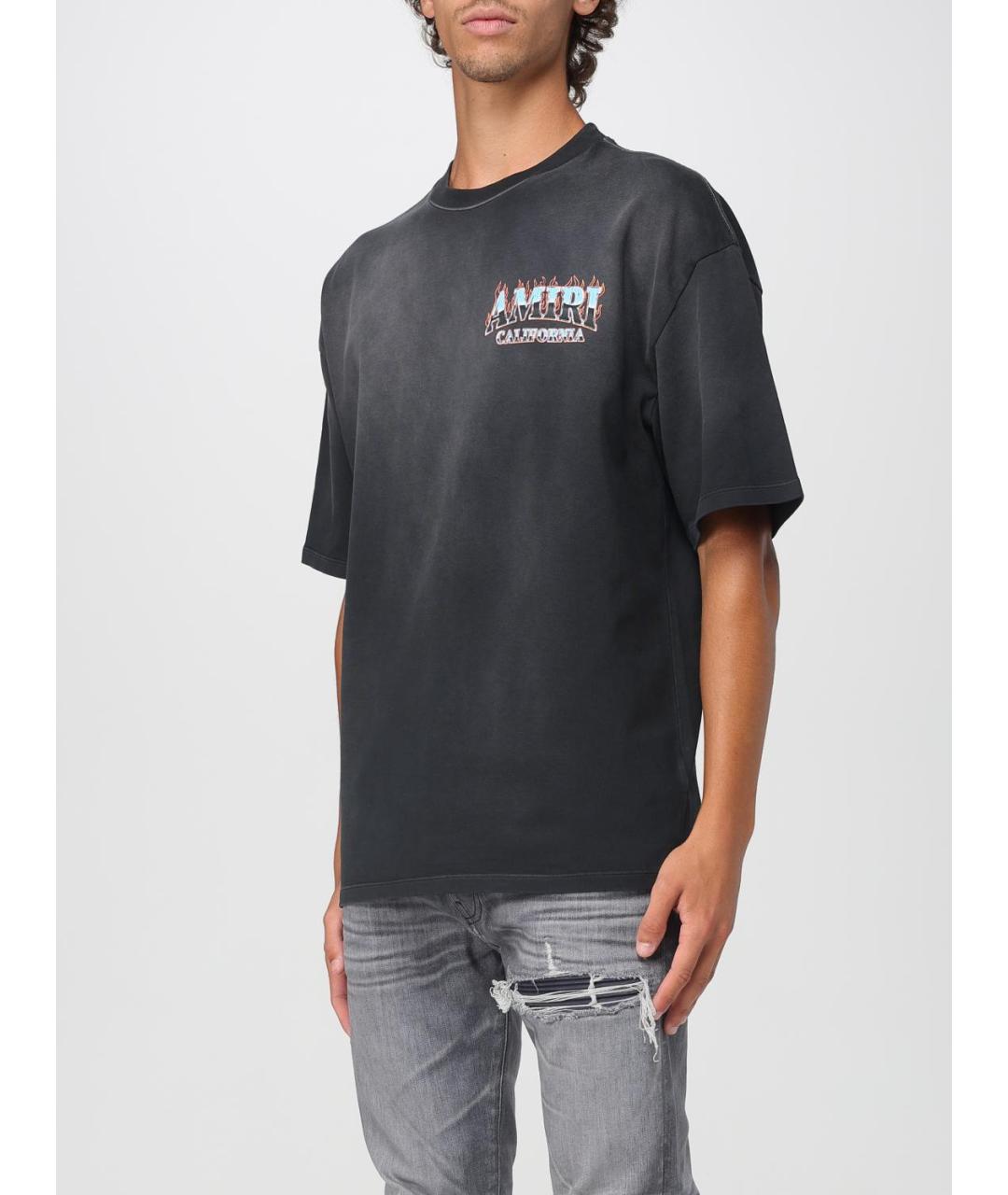 AMIRI Черная футболка, фото 4
