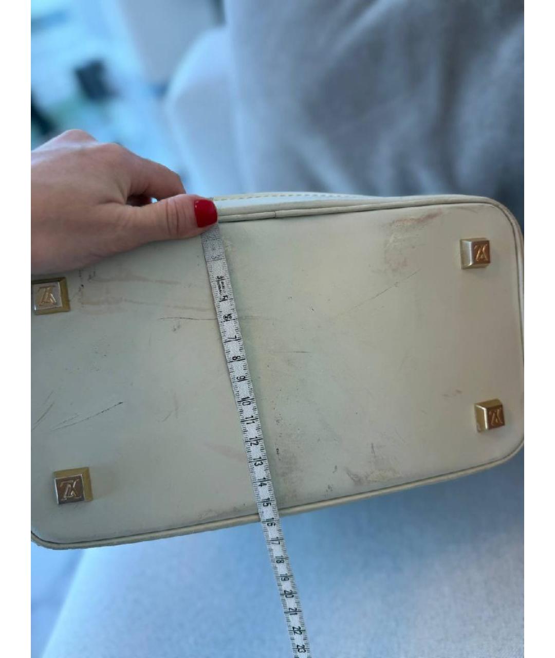 LOUIS VUITTON Белая сумка с короткими ручками, фото 9