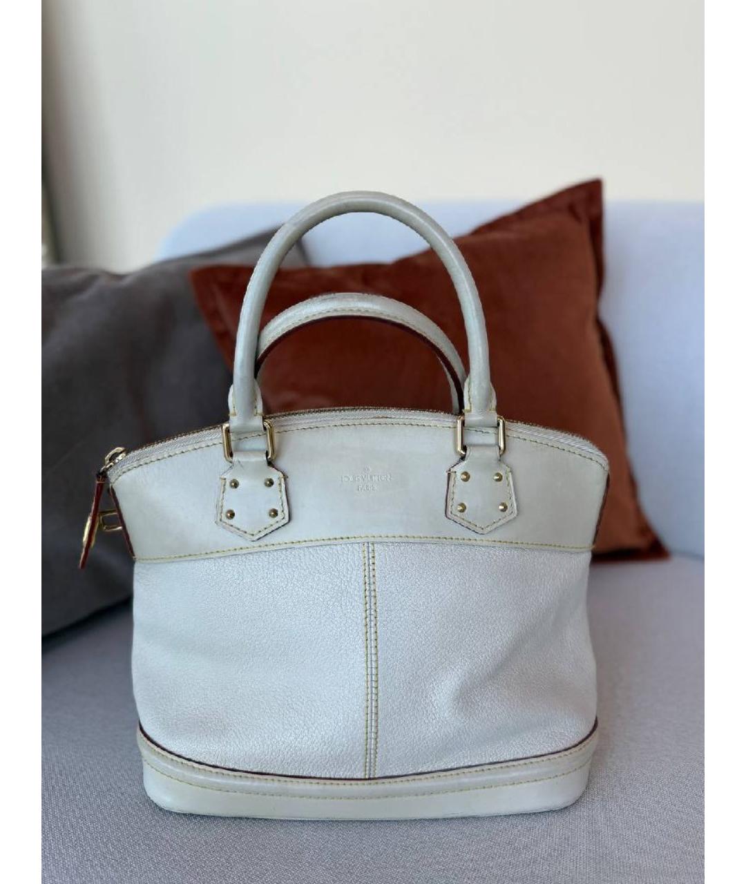 LOUIS VUITTON Белая сумка с короткими ручками, фото 2