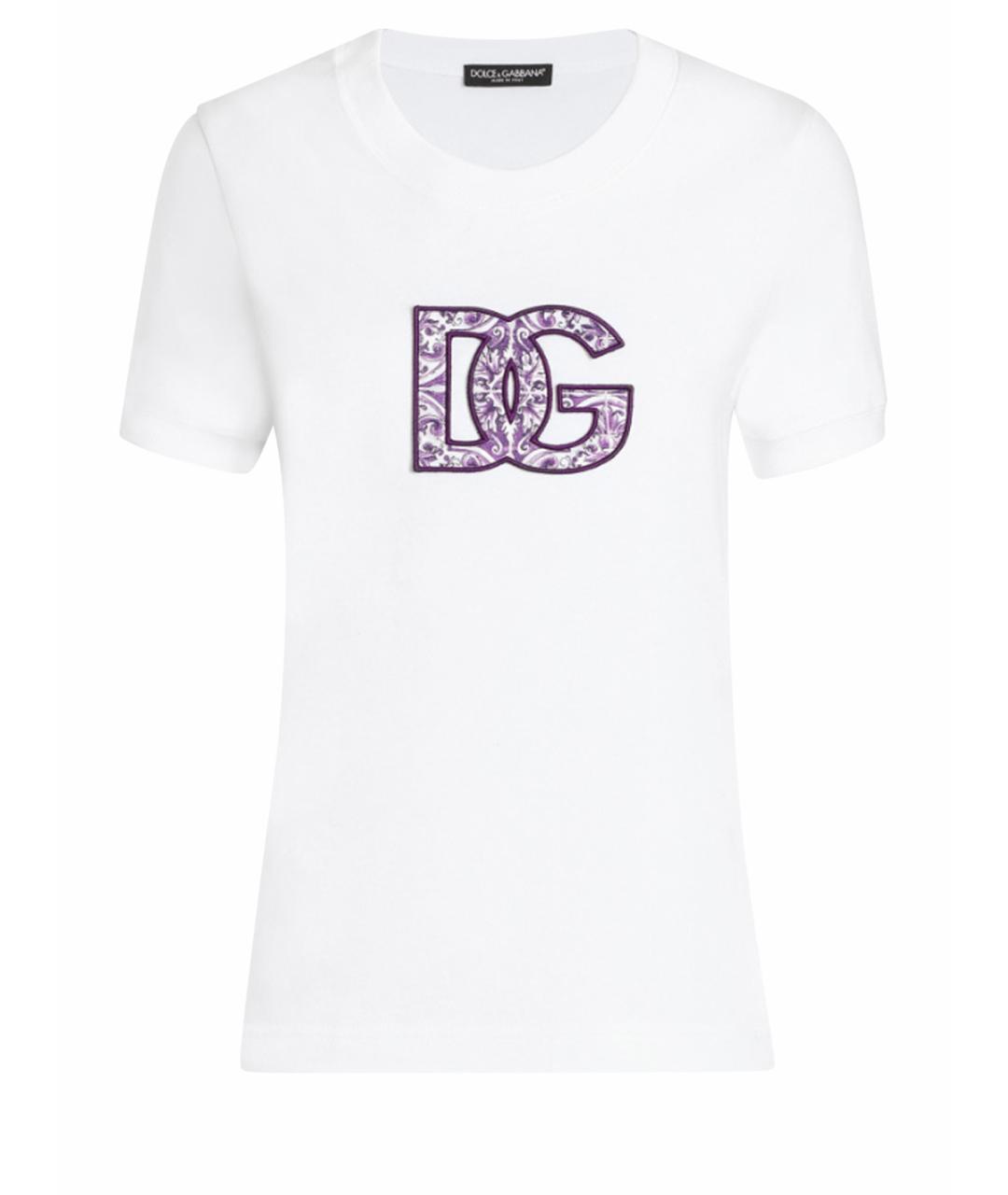 DOLCE&GABBANA Белая футболка, фото 1