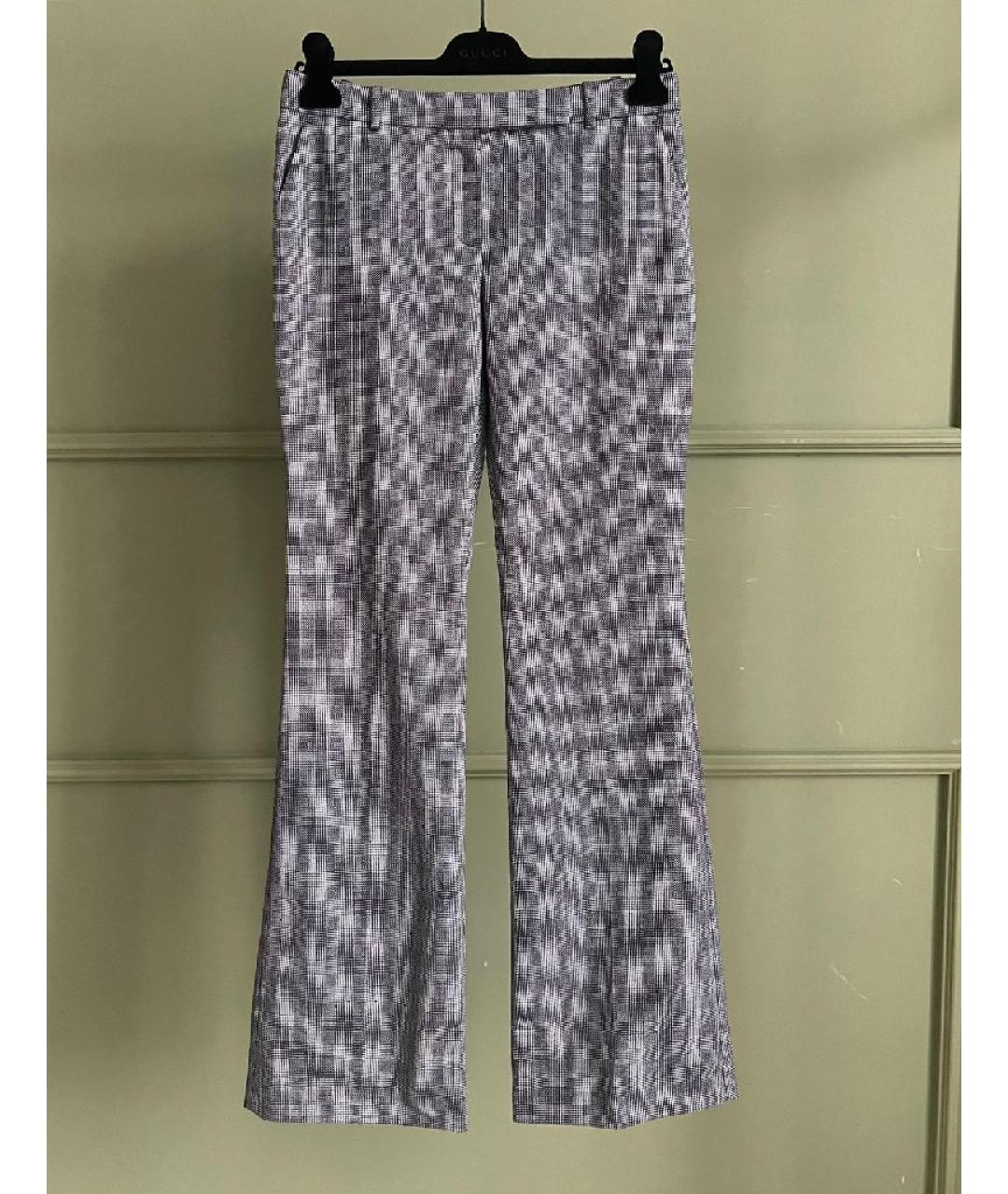 MCQ ALEXANDER MCQUEEN Серые шерстяные брюки широкие, фото 10