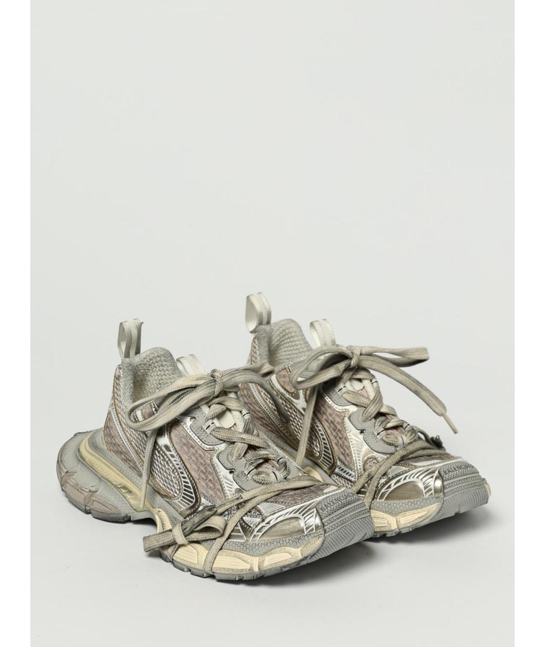 BALENCIAGA Серые кроссовки, фото 2