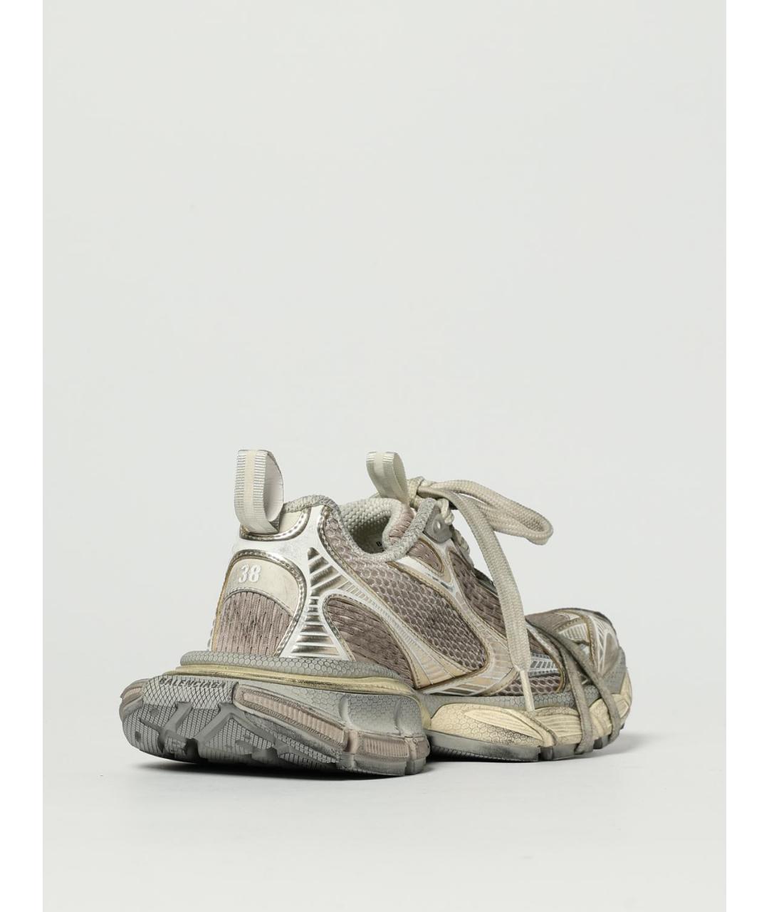 BALENCIAGA Серые кроссовки, фото 3