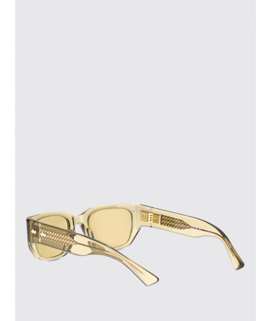 BOTTEGA VENETA Желтые солнцезащитные очки, фото 3