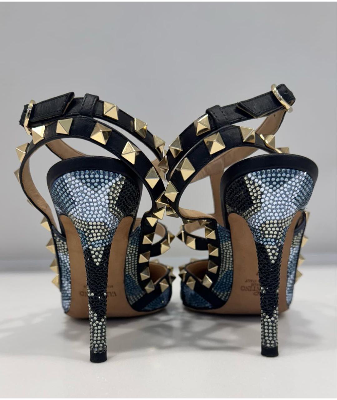 VALENTINO Синие кожаные туфли, фото 3