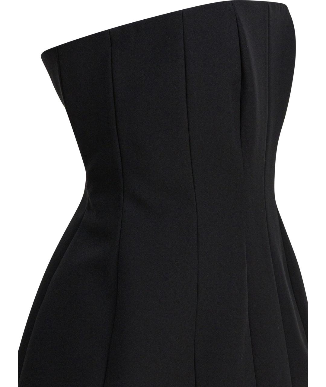 MAX MARA Черное полиэстеровое повседневное платье, фото 4