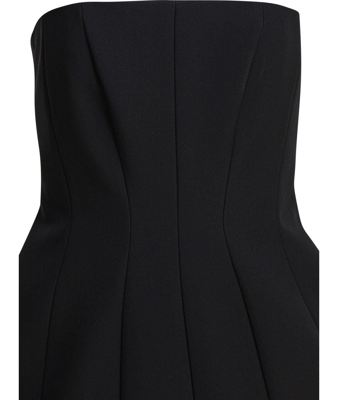 MAX MARA Черное полиэстеровое повседневное платье, фото 3