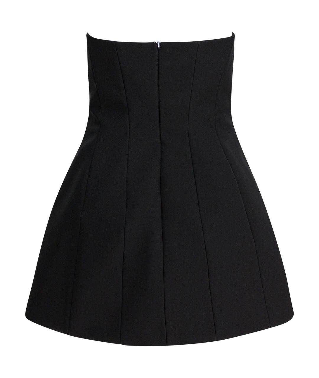 MAX MARA Черное полиэстеровое повседневное платье, фото 2