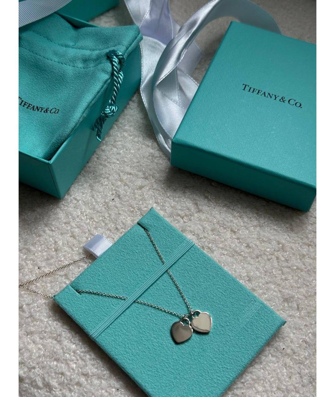 TIFFANY&CO Бирюзовая серебряная подвеска, фото 4