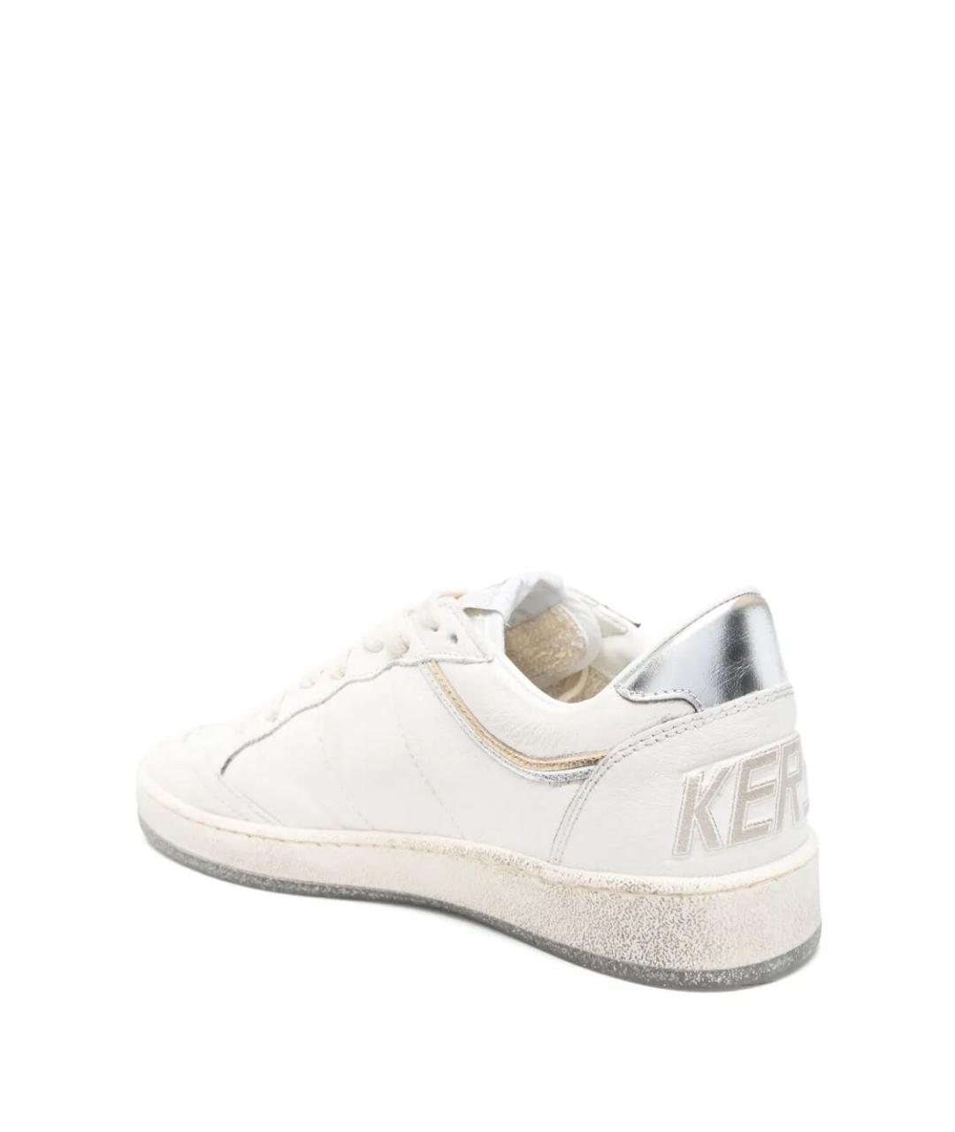 GOLDEN GOOSE DELUXE BRAND Белые кожаные кеды, фото 2