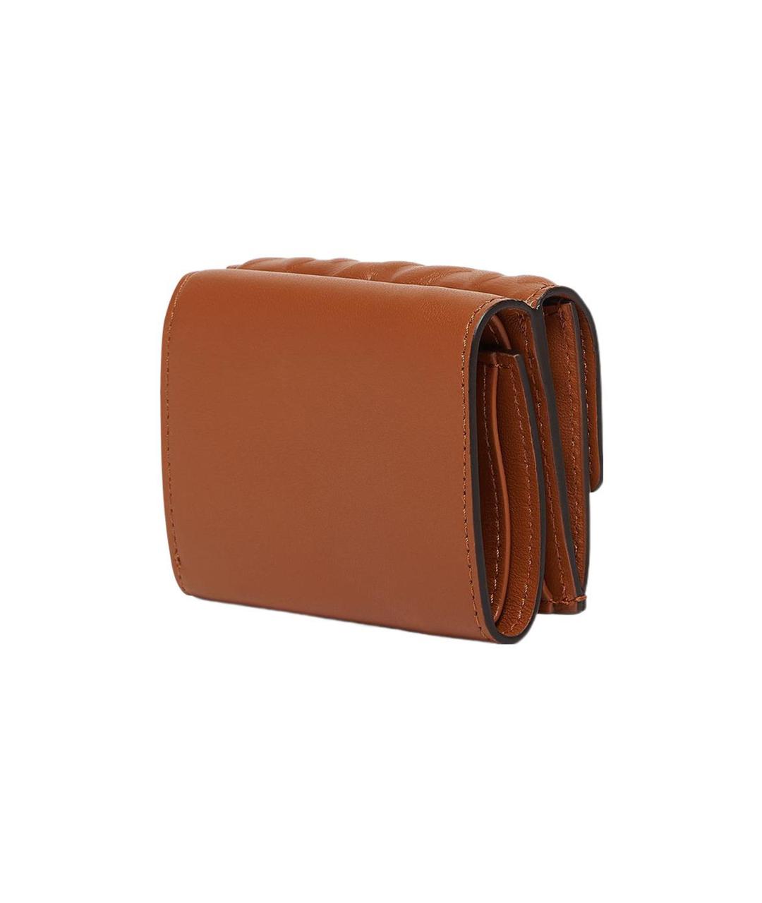 FENDI Коричневый кожаный кошелек, фото 2