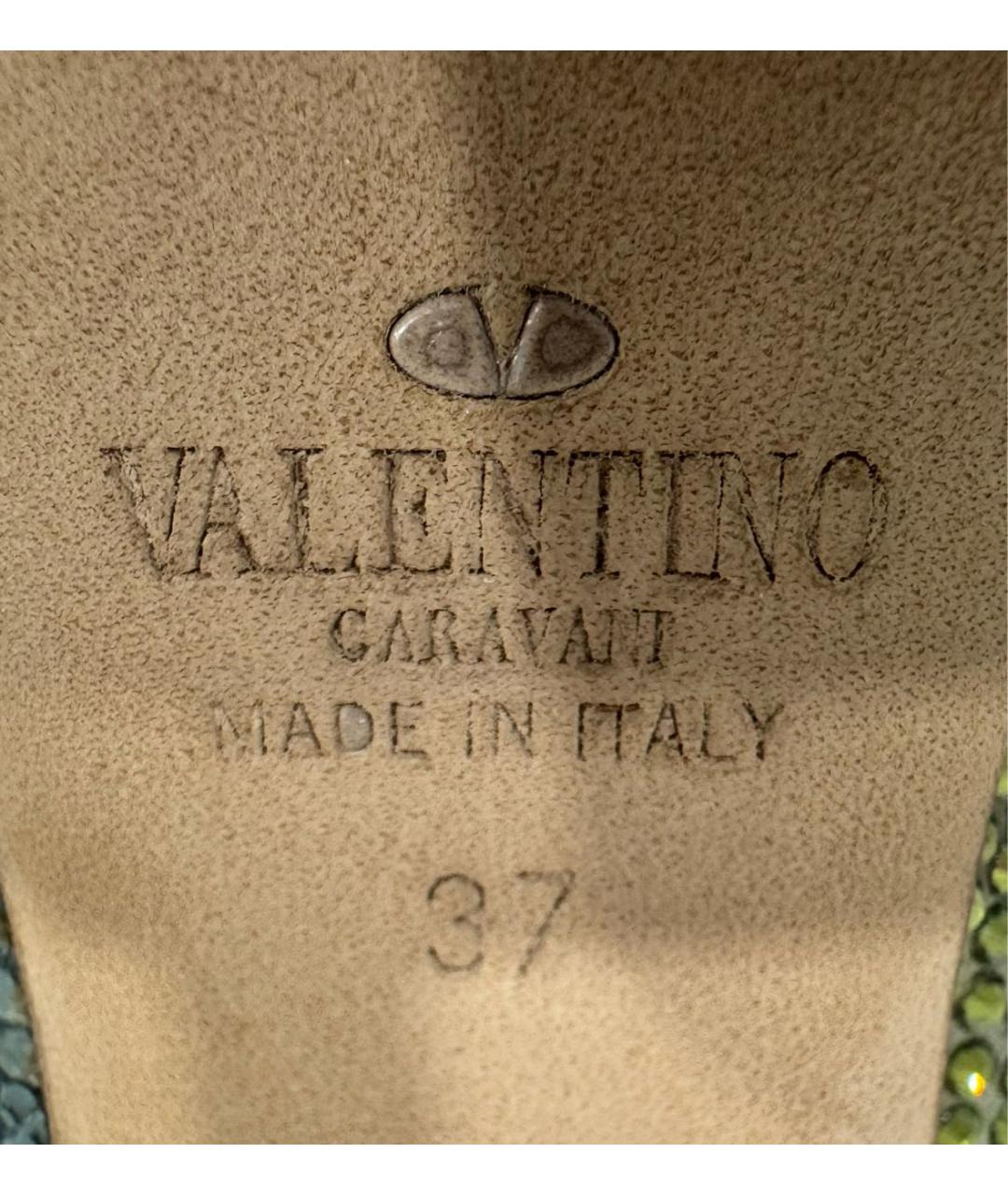 VALENTINO Мульти замшевые туфли, фото 4