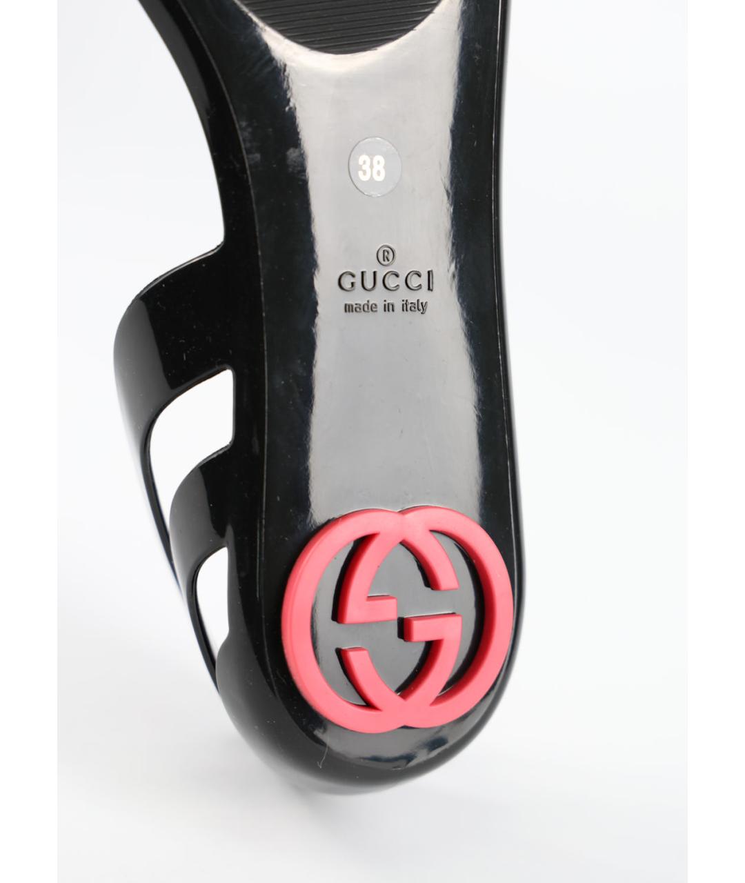 GUCCI Черные балетки, фото 5